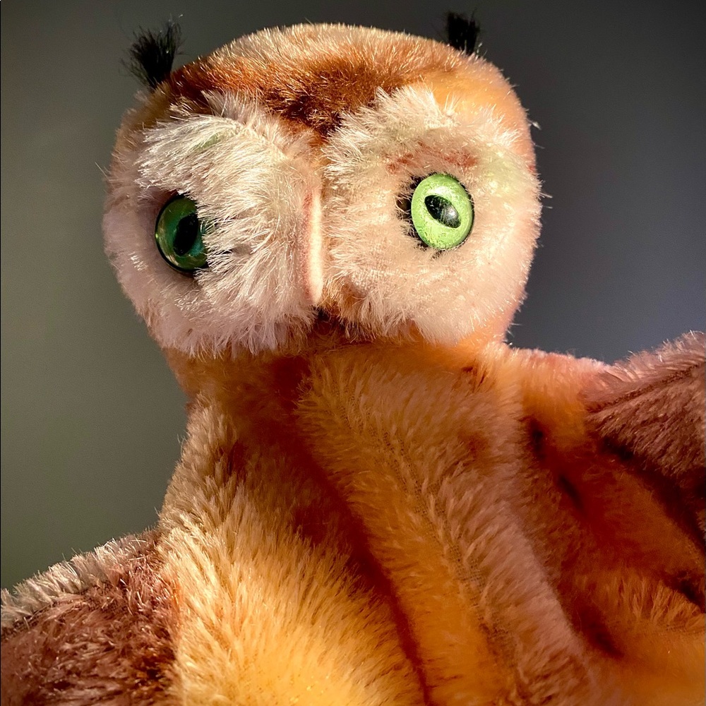 Vintage Steiff Wittie the Owl hand puppet